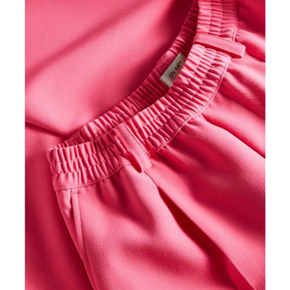 On 34th Plus Size Hot Pink Solid Double Weave Ankle Dress Pants NWT - Picture 4 of 9